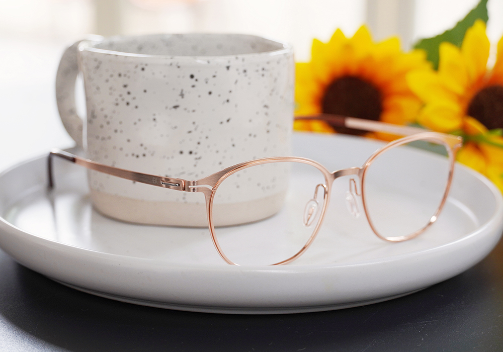 極‧舒適3.0系列 l 高雅多邊圓框眼鏡 | 香檳金