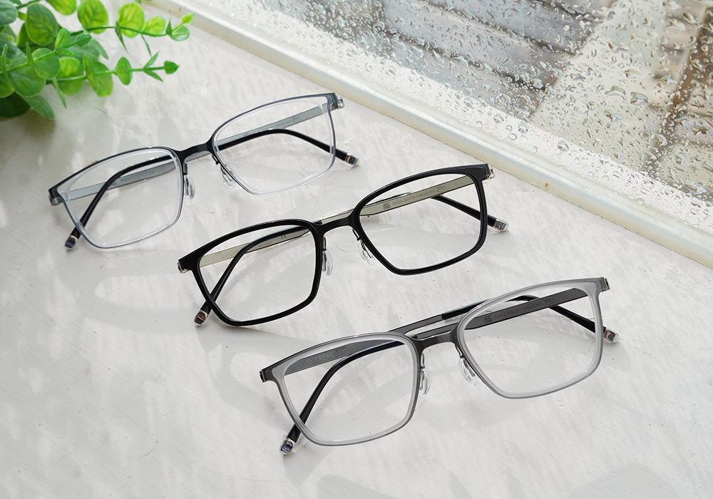 極‧舒適3.0系列 l 機靈方框眼鏡 | 星光銀