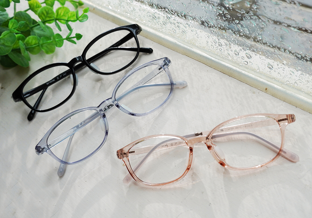 極‧舒適3.0系列 l  低調小細圓框眼鏡  l 極緻黑