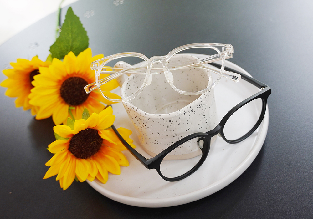 極‧舒適3.0系列 l 百搭波士頓圓框眼鏡 l  冰晶透