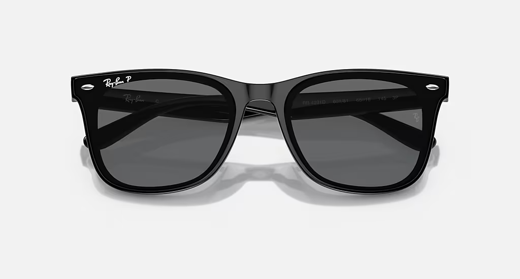 Ray Ban l  秘密情報員方框太陽眼鏡 | 逐空黑