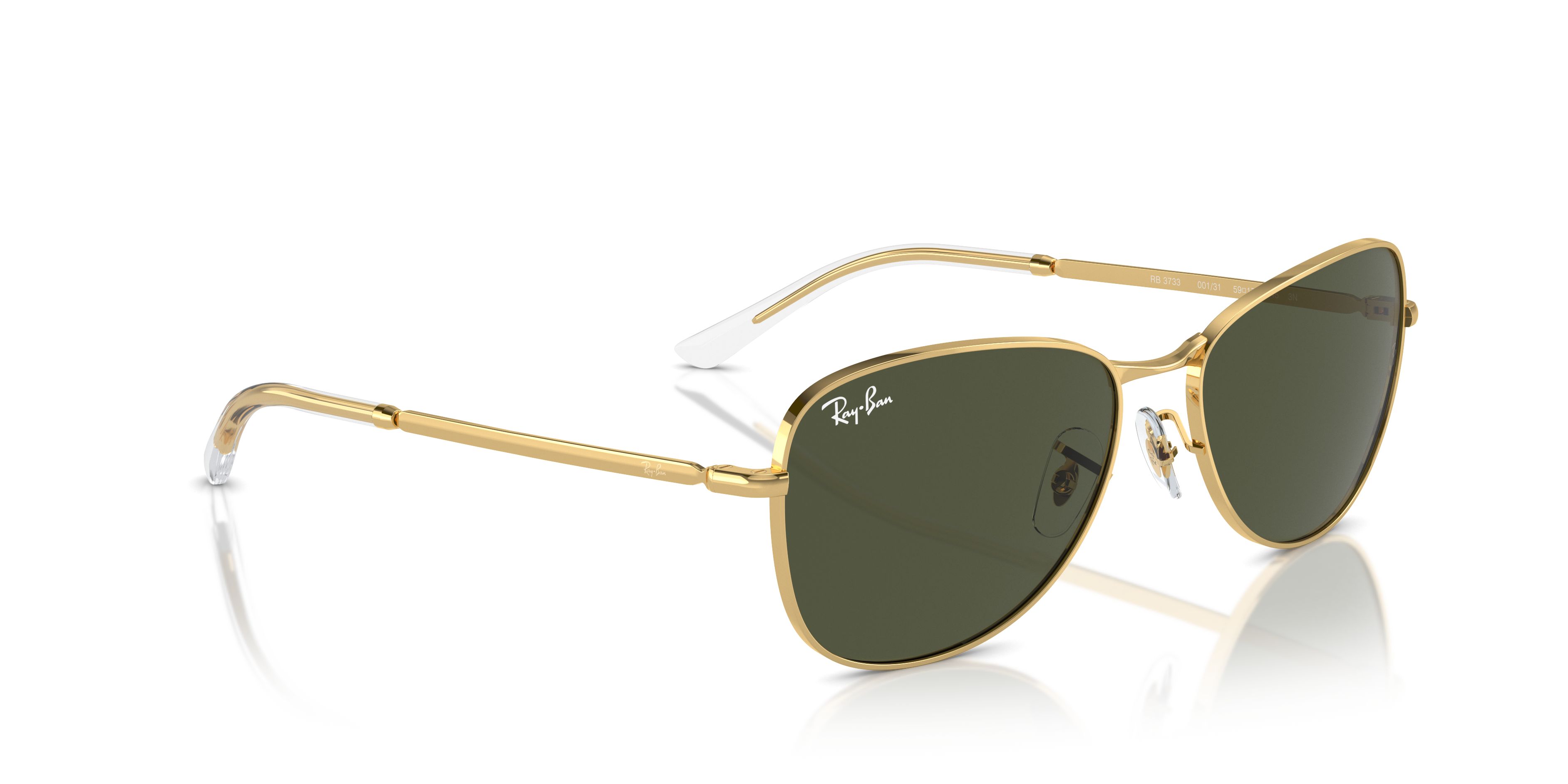 Ray Ban l 經典俐落多邊框太陽眼鏡 | 質感金