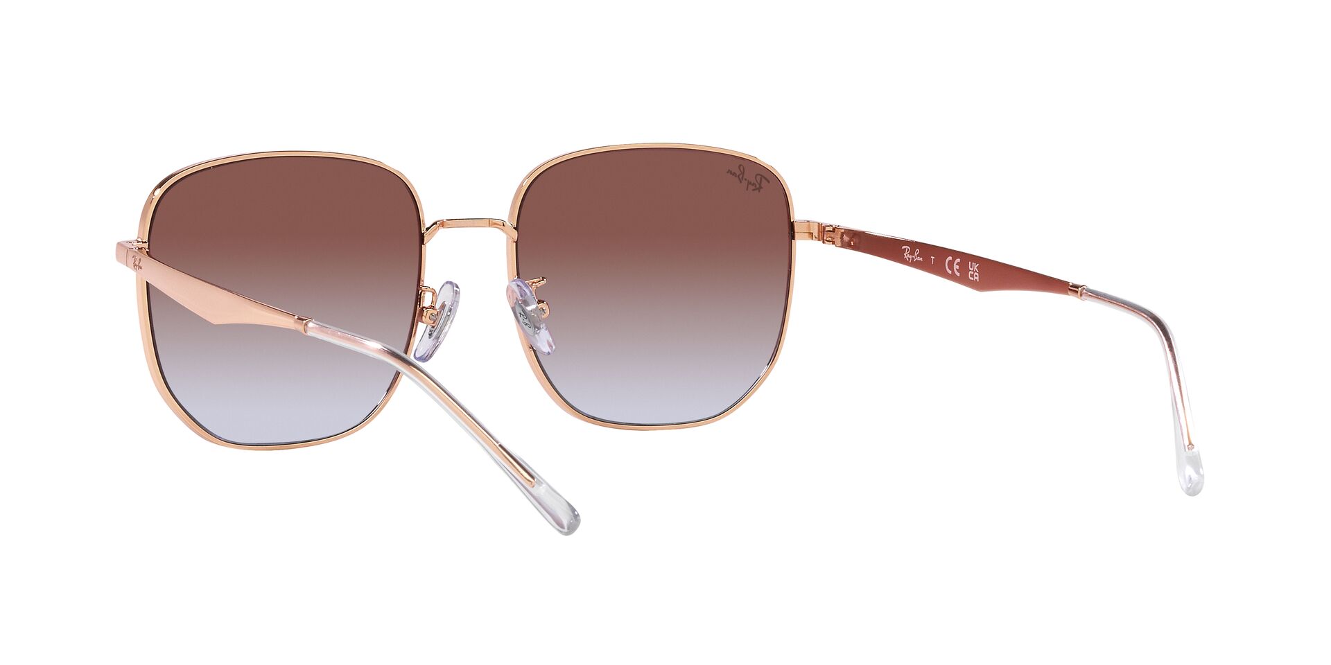 Ray Ban l 夏日日落方框太陽眼鏡 | 漸層粉