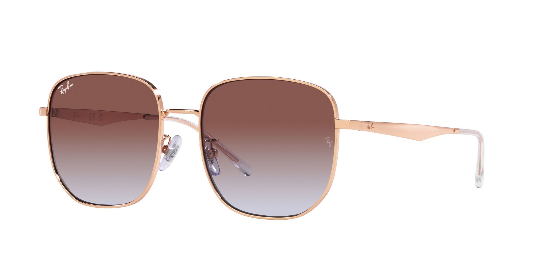 Ray Ban l 夏日日落方框太陽眼鏡 | 漸層粉