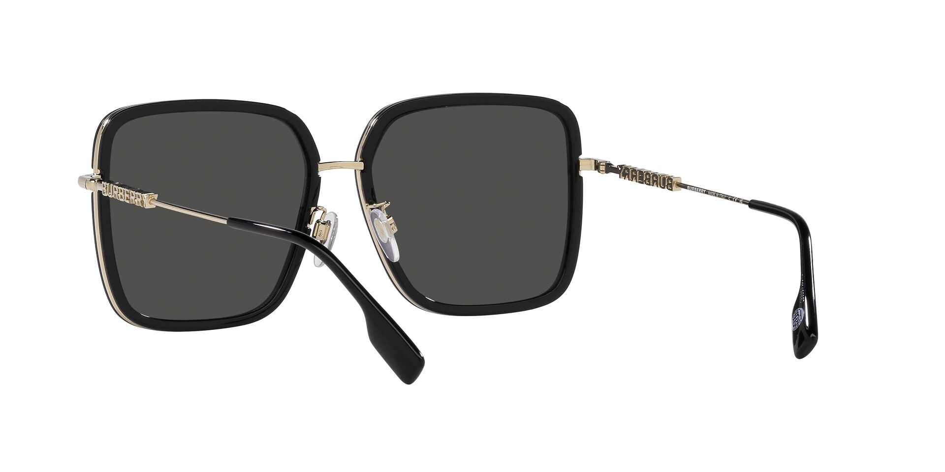 BURBERRY|氣質優雅大方框太陽眼鏡|月夜黑