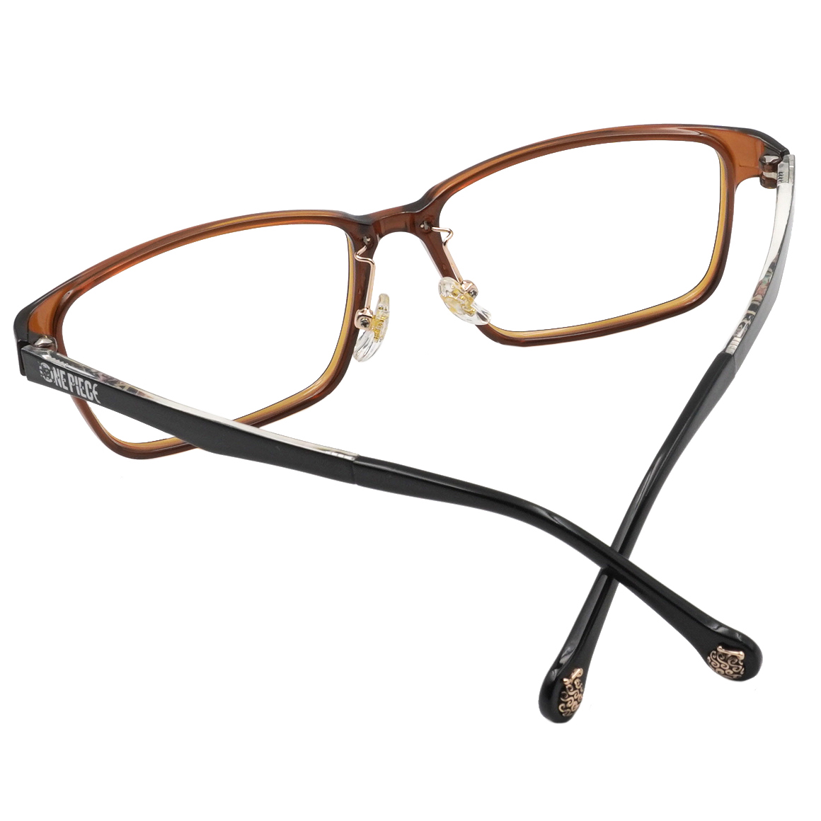 ONE PIECE |草帽海賊團-懸賞令 長方框眼鏡|低調棕