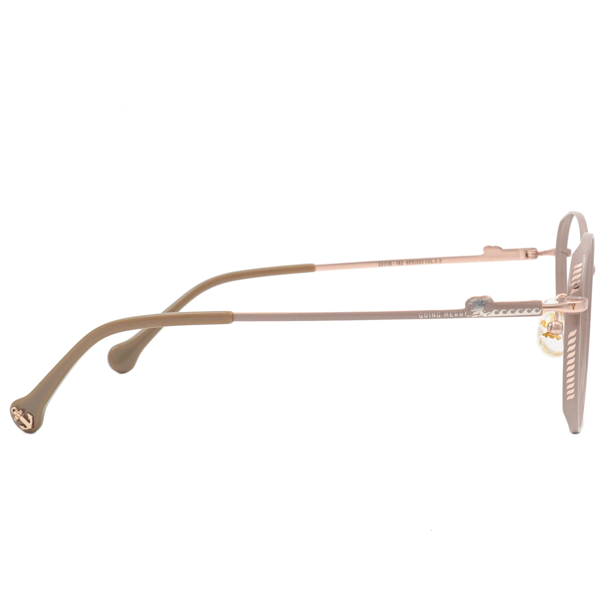 ONE PIECE |海上精靈-梅利號 圓框眼鏡|奶茶棕