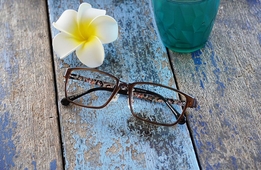 ONE PIECE |草帽海賊團-懸賞令 長方框眼鏡|低調棕