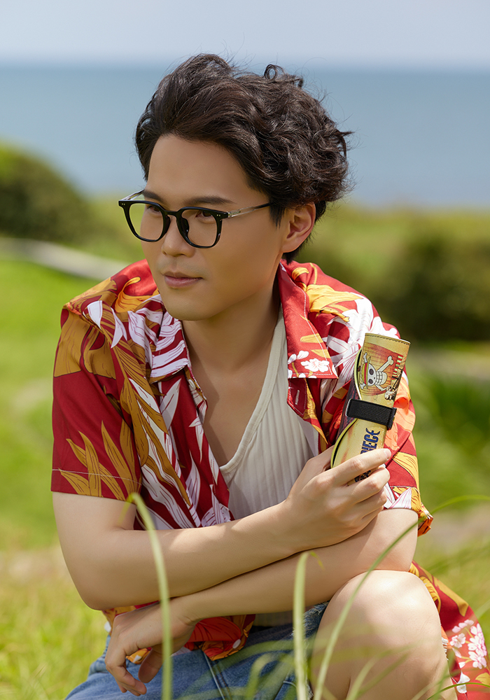 ONE PIECE |偉大航路 波士頓框眼鏡|漸層黑