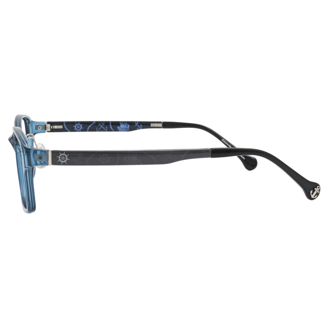 ONE PIECE |夢想の船-前進梅利號 長方框眼鏡|深海藍