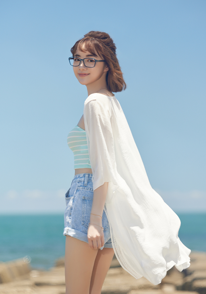 ONE PIECE |夢想の船-前進梅利號 長方框眼鏡|深海藍