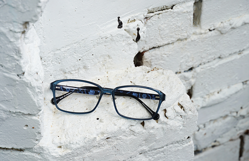 ONE PIECE |夢想の船-前進梅利號 長方框眼鏡|深海藍