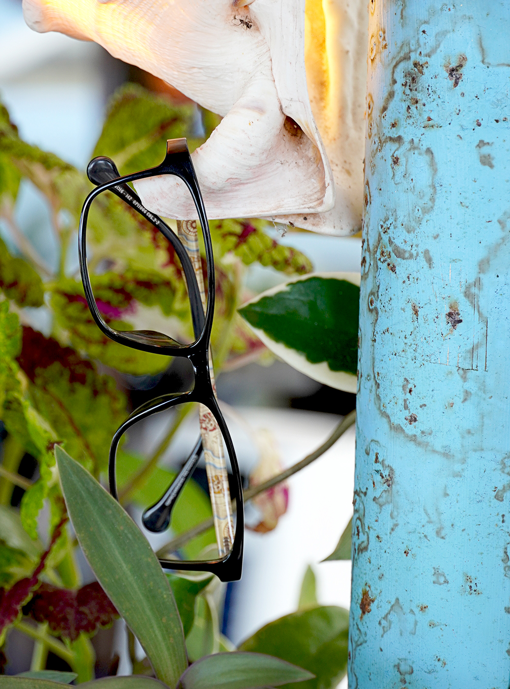 ONE PIECE |梅利號-航海地圖 長方框眼鏡|墨羽黑