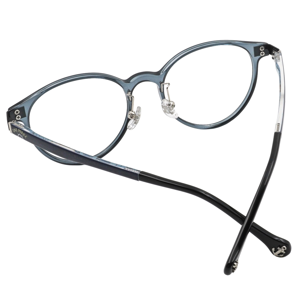 ONE PIECE |梅利號VS海軍 梨圓框眼鏡|霧霾藍