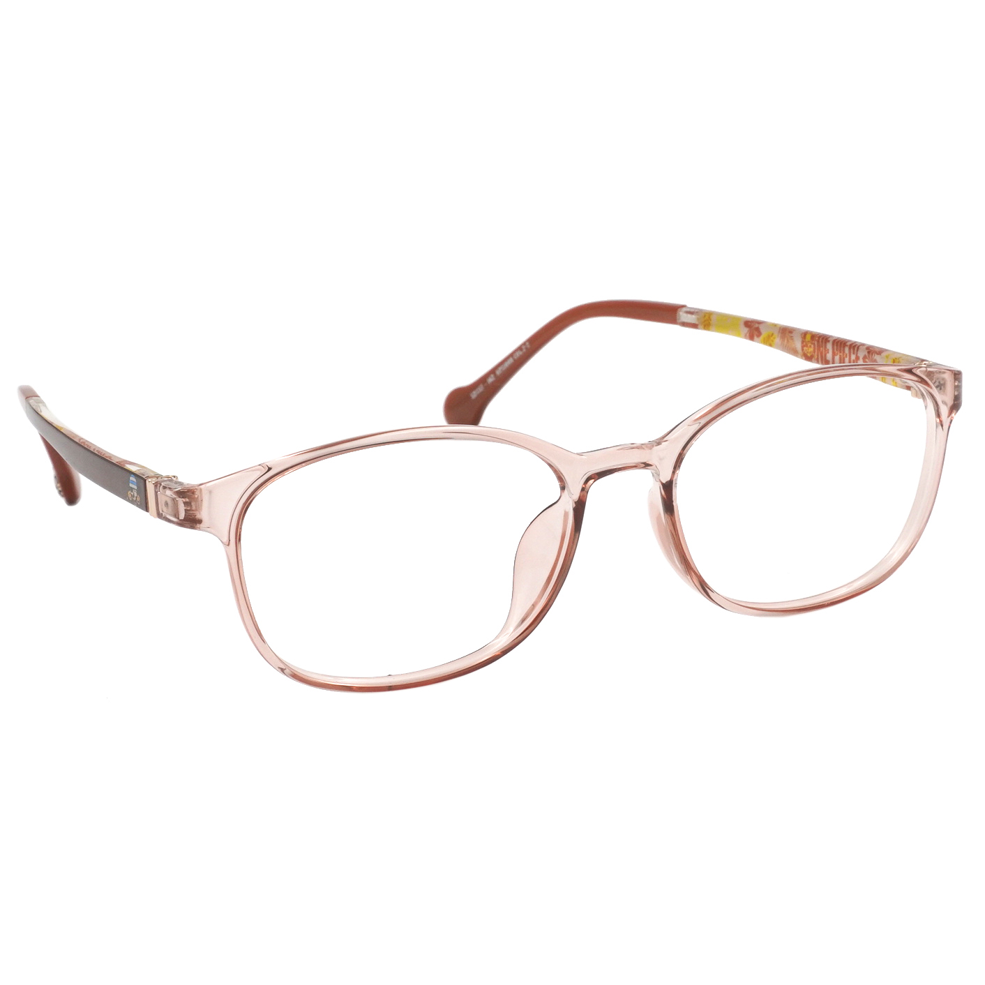 ONE PIECE |娜美-可可亞西村 長方框眼鏡|冰透荔枝果凍粉