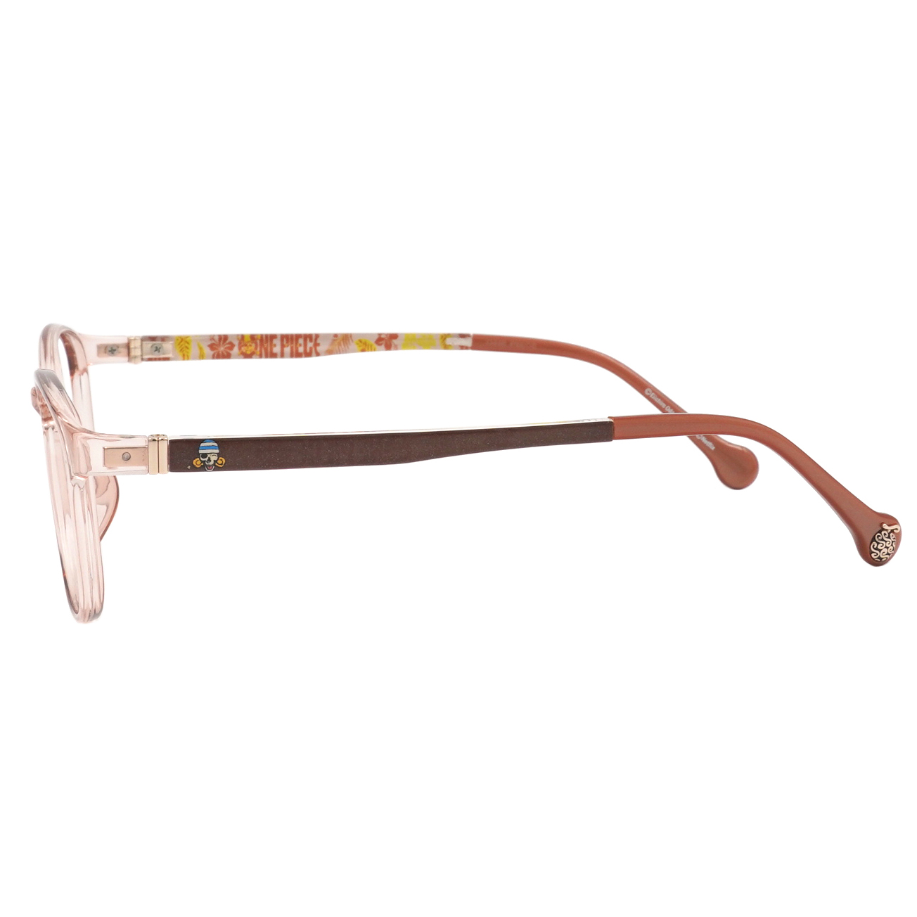 ONE PIECE |娜美-可可亞西村 長方框眼鏡|冰透荔枝果凍粉