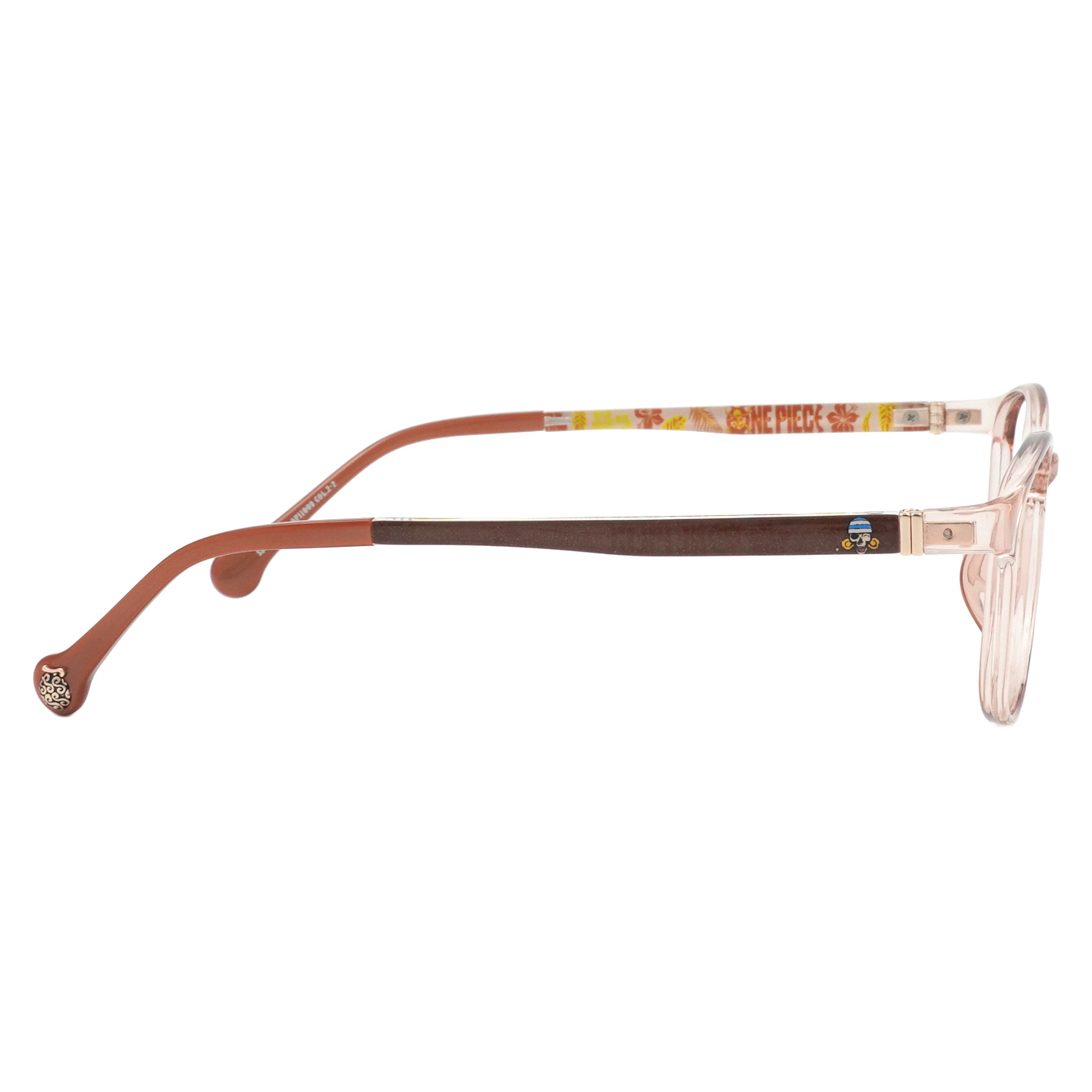 ONE PIECE |娜美-可可亞西村 長方框眼鏡|冰透荔枝果凍粉