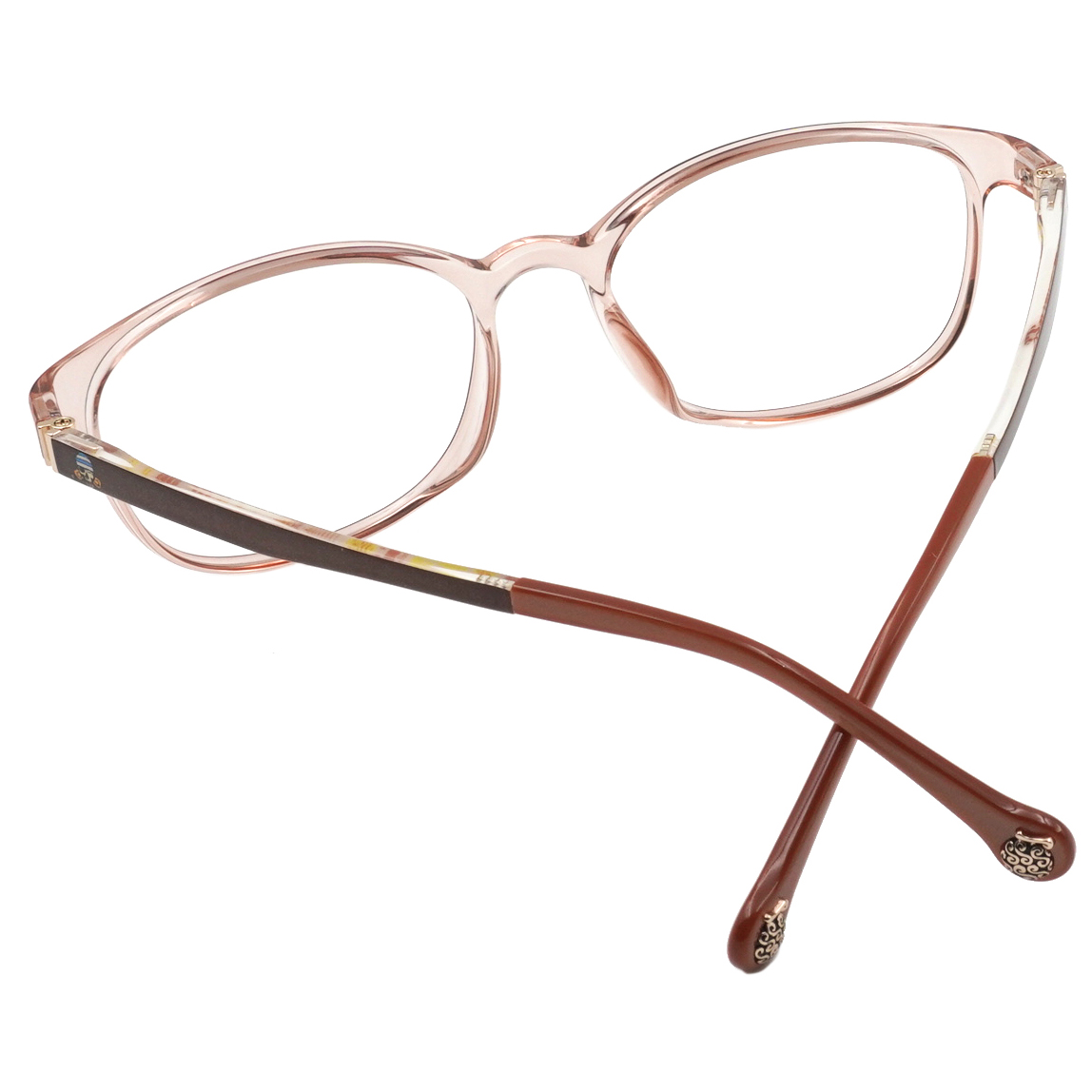 ONE PIECE |娜美-可可亞西村 長方框眼鏡|冰透荔枝果凍粉