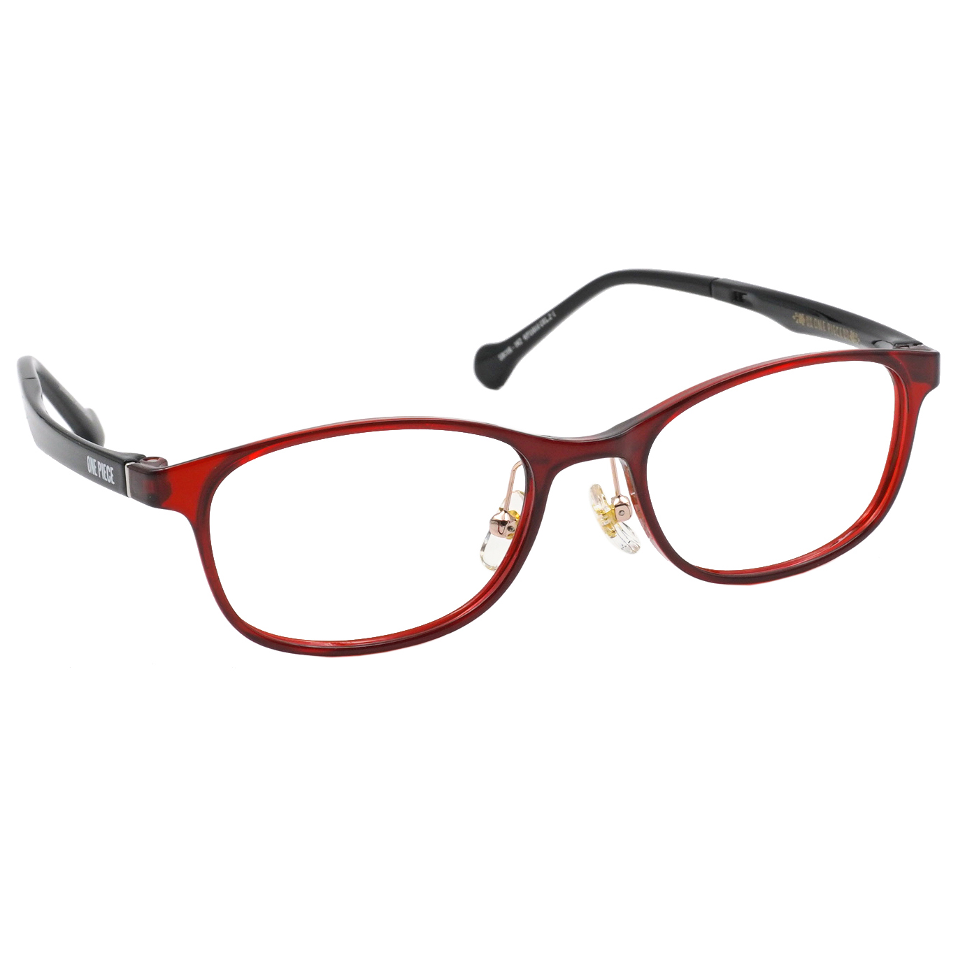 ONE PIECE |傳奇冒險 長方框眼鏡|波爾多紅