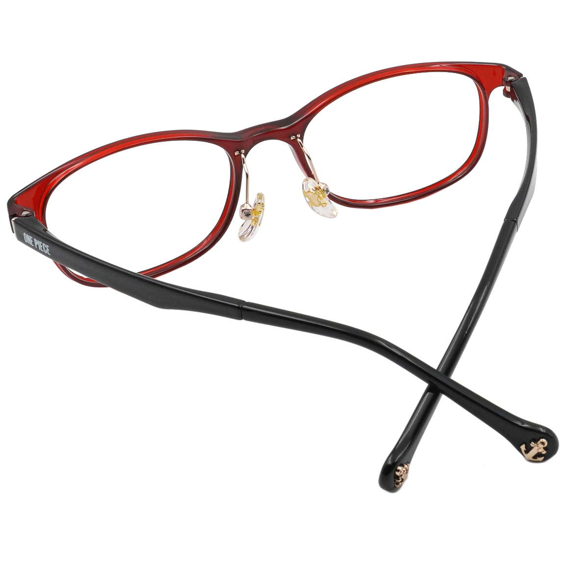 ONE PIECE |傳奇冒險 長方框眼鏡|波爾多紅