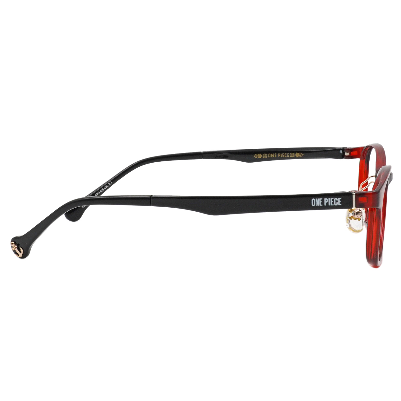 ONE PIECE |傳奇冒險 長方框眼鏡|波爾多紅