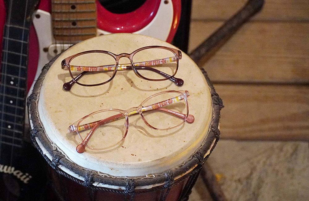 ONE PIECE |娜美-可可亞西村 長方框眼鏡|冰透荔枝果凍粉