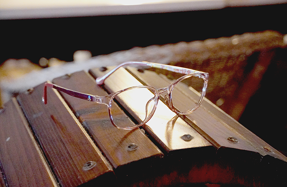 ONE PIECE |娜美-可可亞西村 長方框眼鏡|冰透荔枝果凍粉