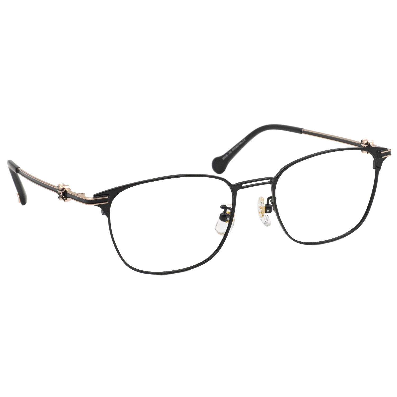 ONE PIECE |魯夫-草帽骷髏頭 波士頓框眼鏡|漆黑