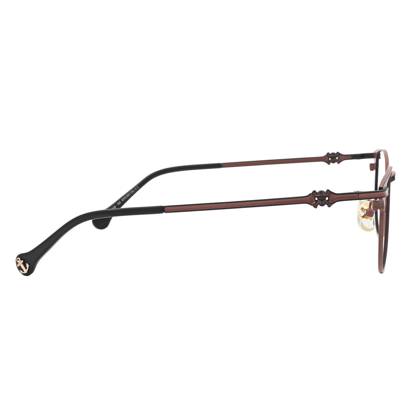 ONE PIECE |魯夫-草帽骷髏頭 波士頓框眼鏡|殷紅