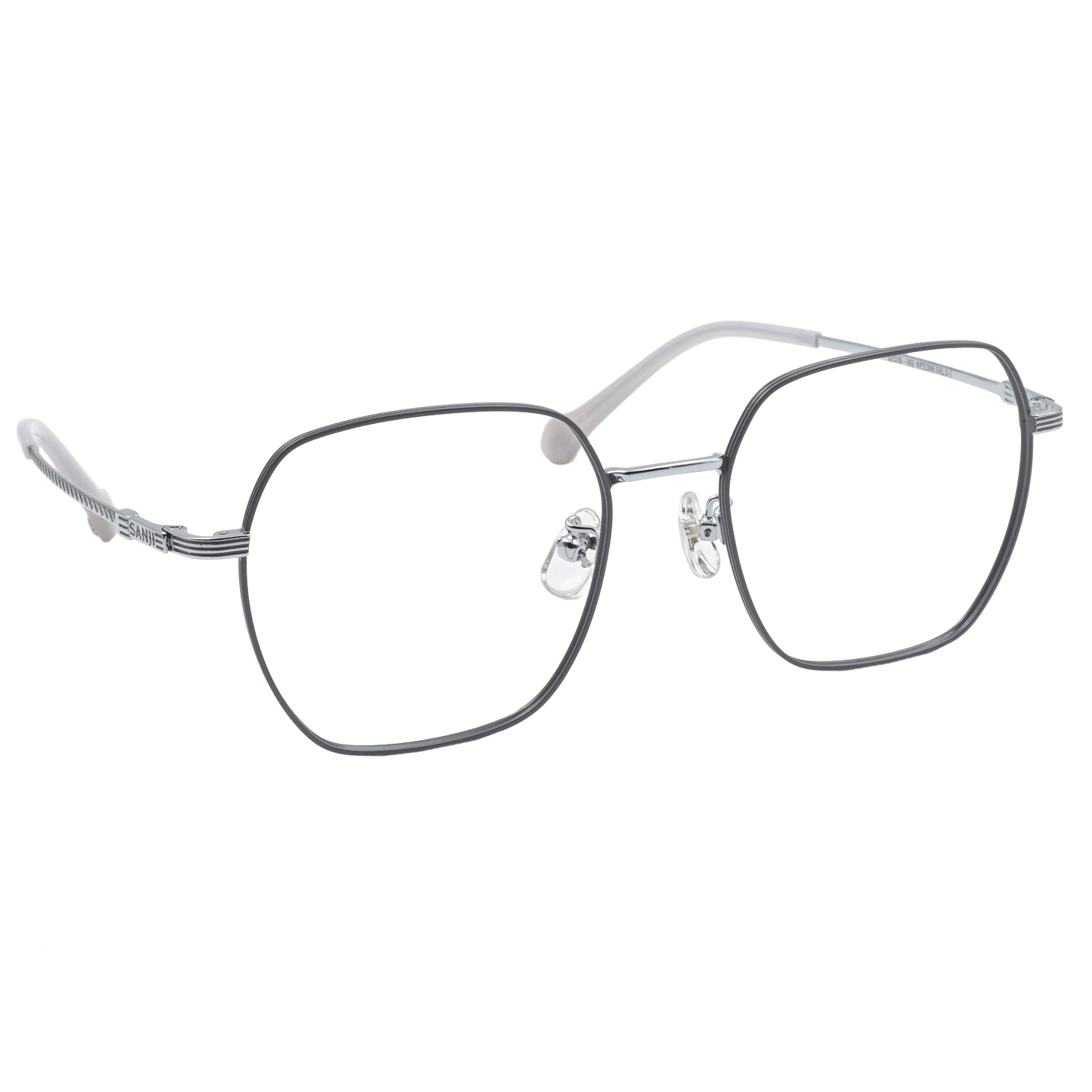 ONE PIECE |香吉士-刀叉風暴 多邊框眼鏡|冰山灰