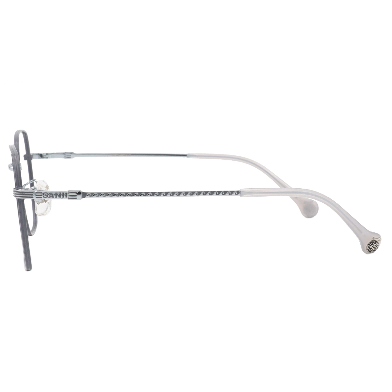 ONE PIECE |香吉士-刀叉風暴 多邊框眼鏡|冰山灰