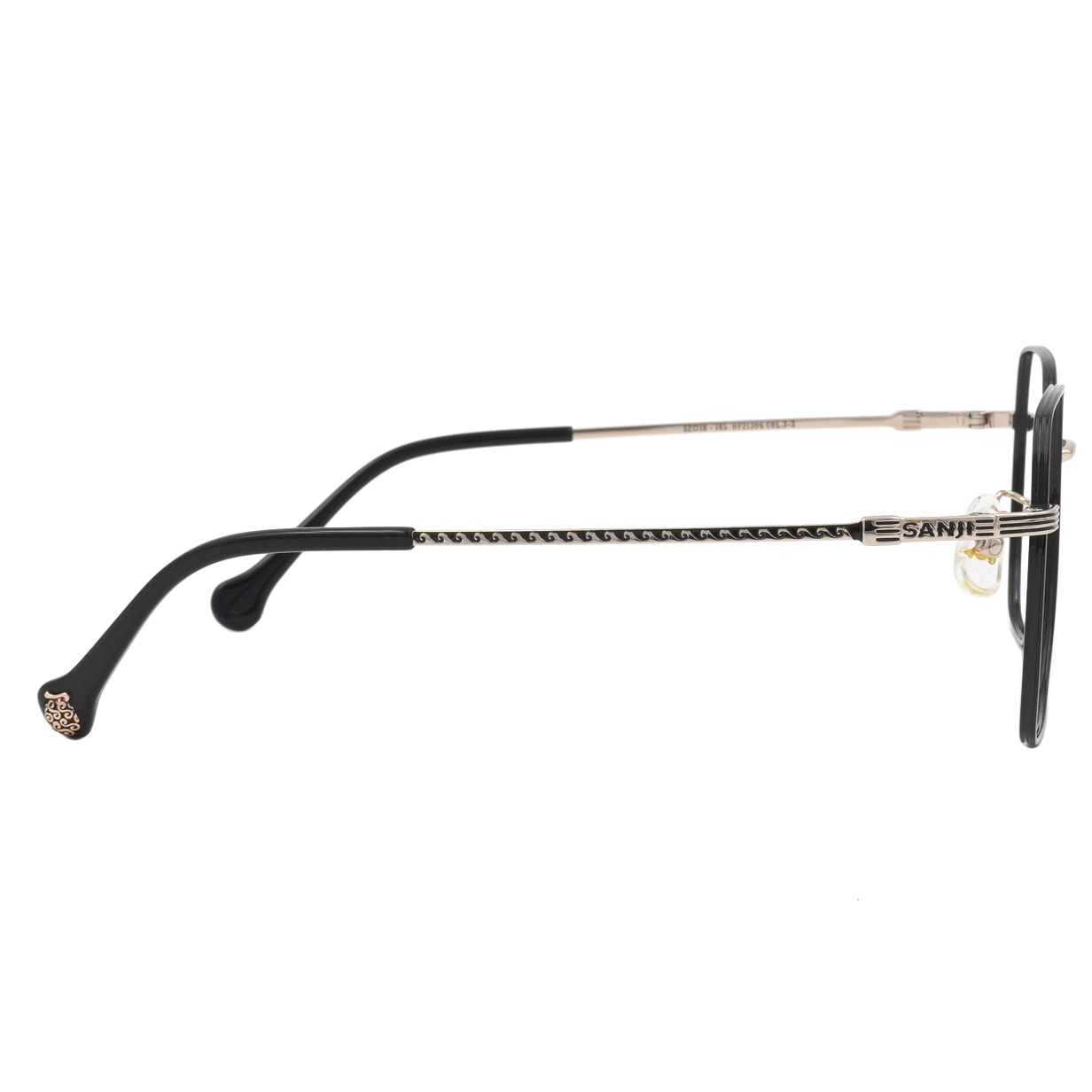 ONE PIECE |香吉士-刀叉風暴 多邊框眼鏡|紳士黑