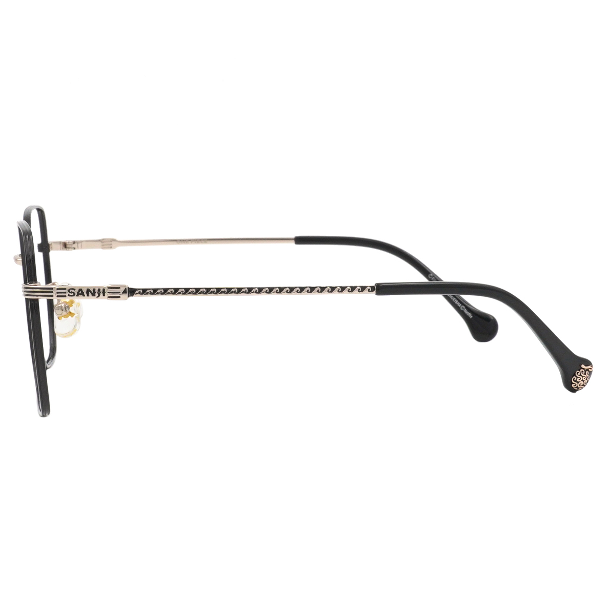 ONE PIECE |香吉士-刀叉風暴 多邊框眼鏡|紳士黑