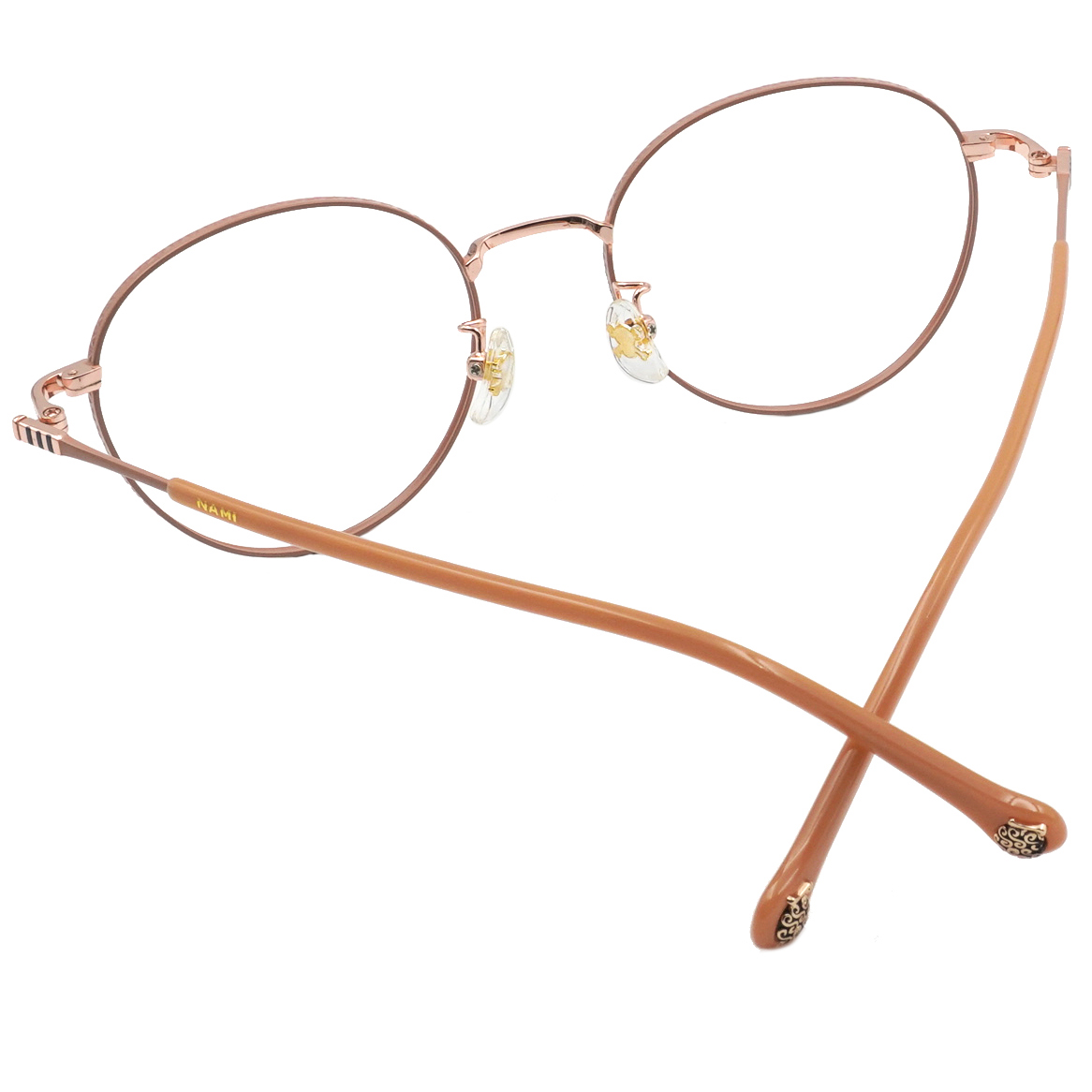 ONE PIECE |娜美-天才航海士 圓框眼鏡|日落橘