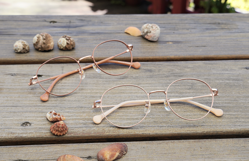 ONE PIECE |娜美-天才航海士 圓框眼鏡|櫻花粉