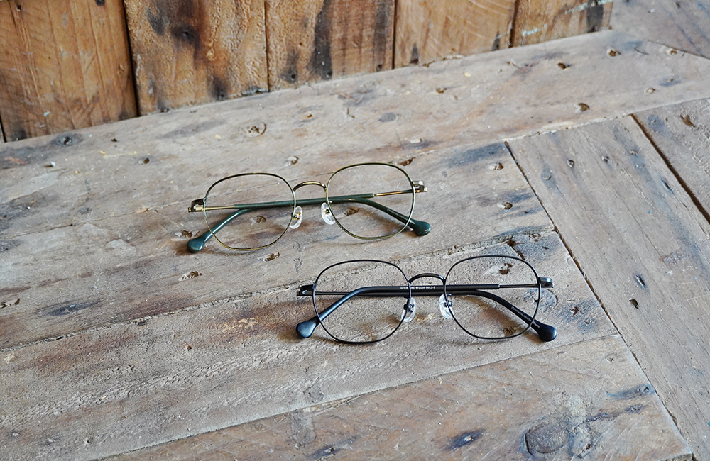 ONE PIECE |索隆-日風腹卷三刀流 多邊圓框眼鏡|橄欖綠