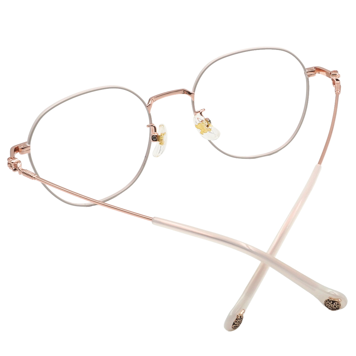 ONE PIECE |騙人布-銀河小彈珠 多邊框眼鏡|珠光白