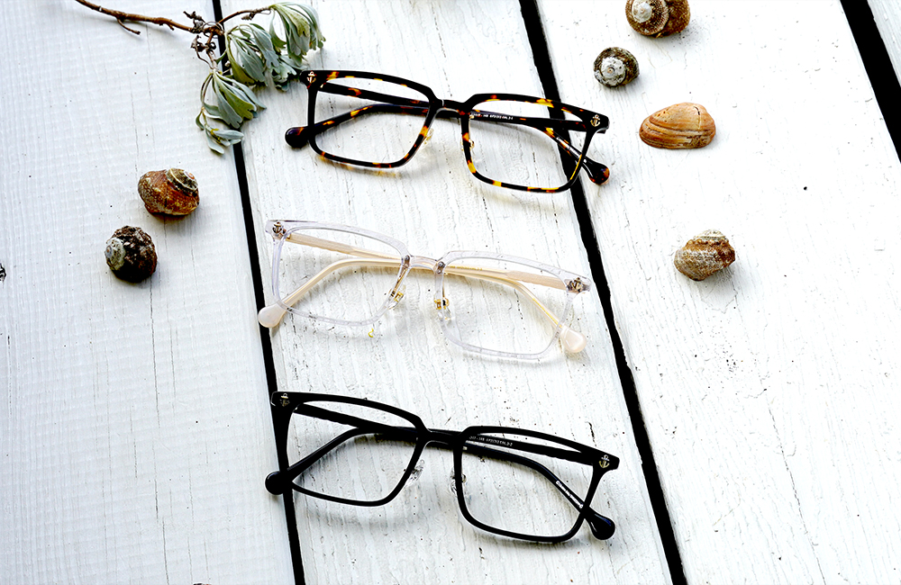 ONE PIECE |魯夫-太陽神尼卡 方框眼鏡|透化白