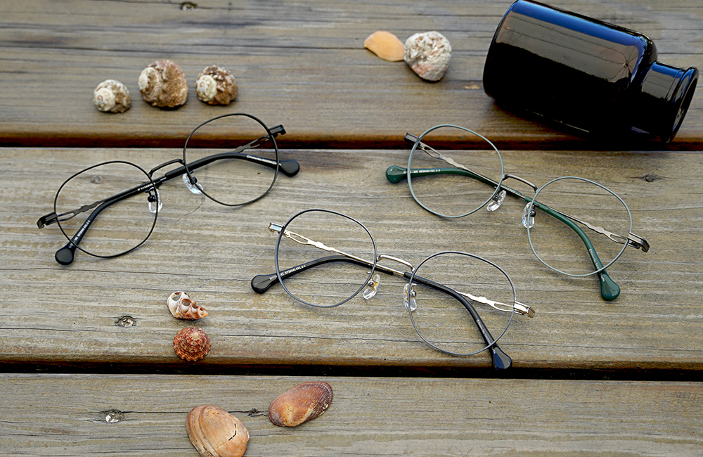 ONE PIECE |水手繩結 圓框眼鏡|沉穩灰