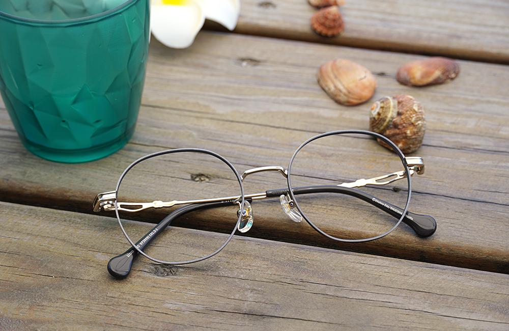 ONE PIECE |水手繩結 圓框眼鏡|沉穩灰