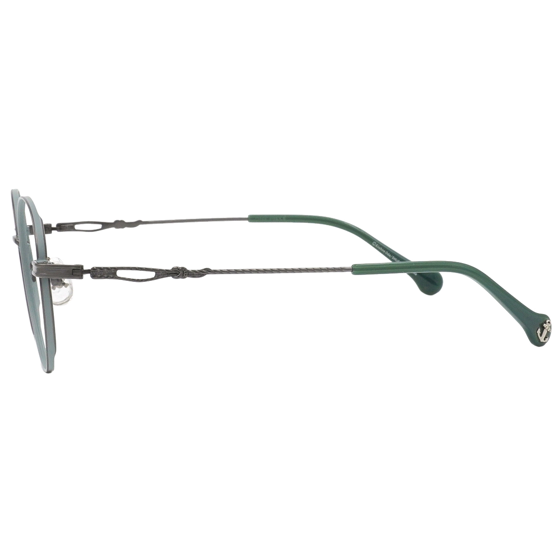 ONE PIECE |水手繩結 圓框眼鏡|碧海綠