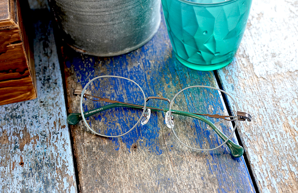 ONE PIECE |水手繩結 圓框眼鏡|碧海綠