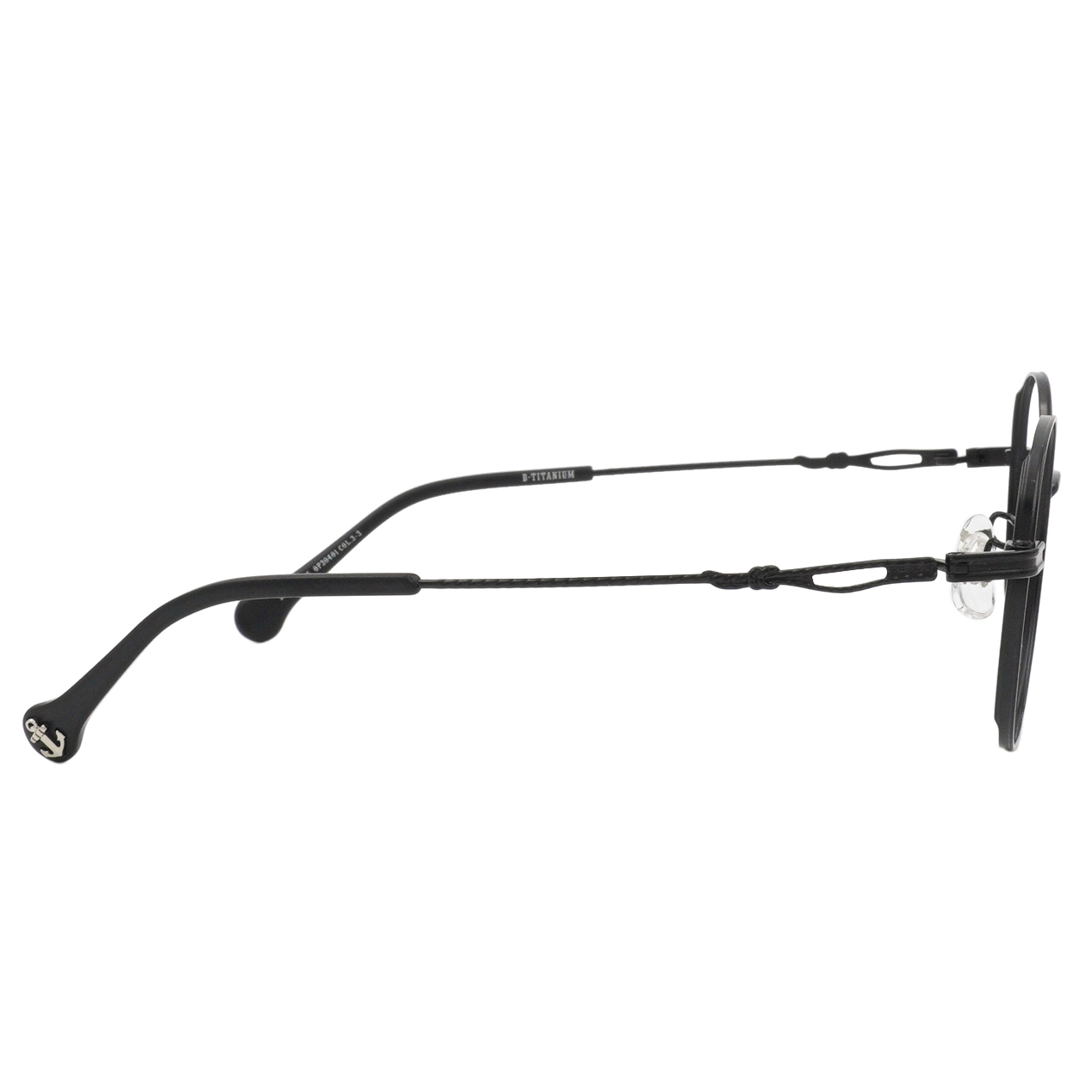 ONE PIECE |水手繩結 圓框眼鏡|堅毅黑