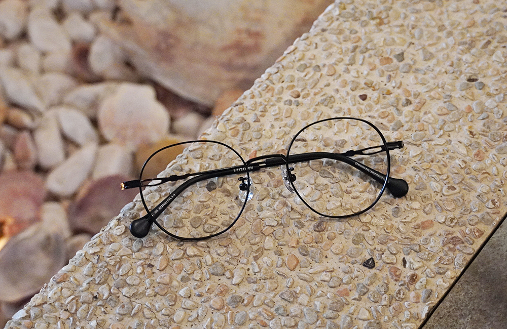 ONE PIECE |水手繩結 圓框眼鏡|堅毅黑