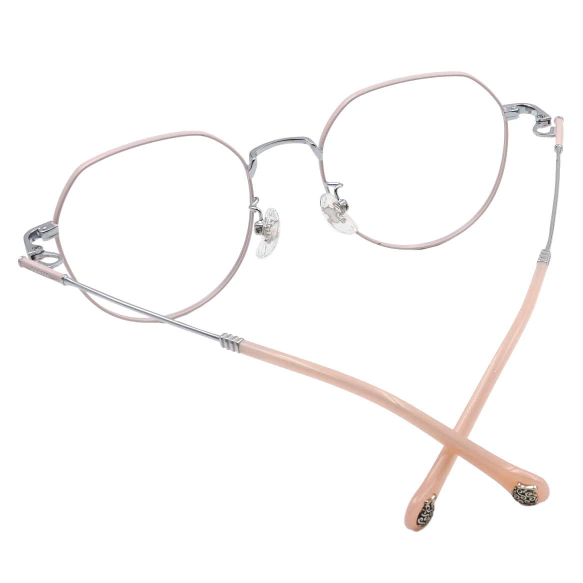 ONE PIECE |娜美-魔法天候棒 多邊框眼鏡|溫柔粉