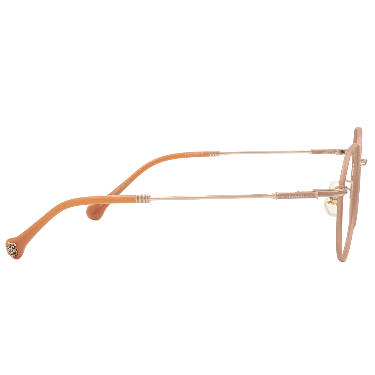 ONE PIECE |娜美-魔法天候棒 多邊框眼鏡|杏桃橘
