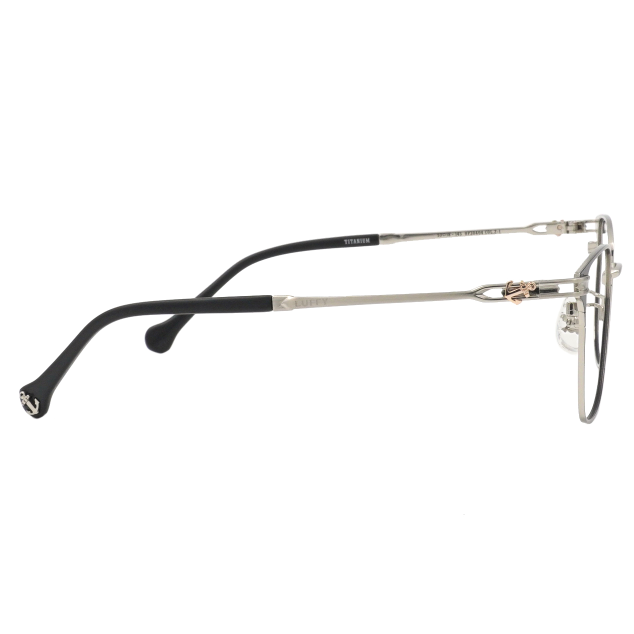 ONE PIECE |魯夫-友情羈絆船錨方框眼鏡|霧質黑