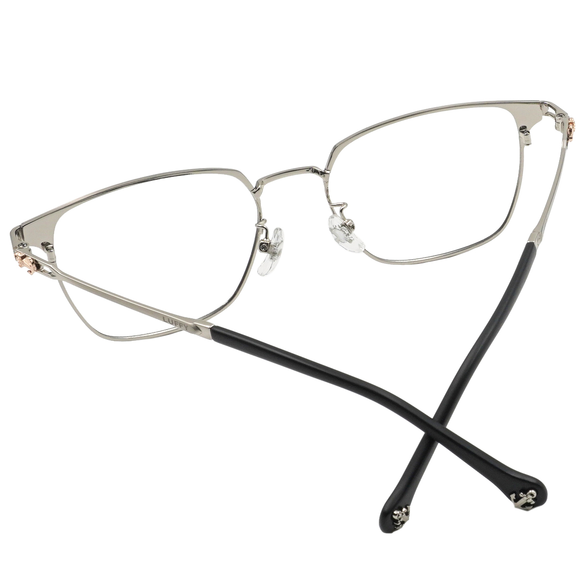 ONE PIECE |魯夫-友情羈絆船錨方框眼鏡|霧質黑