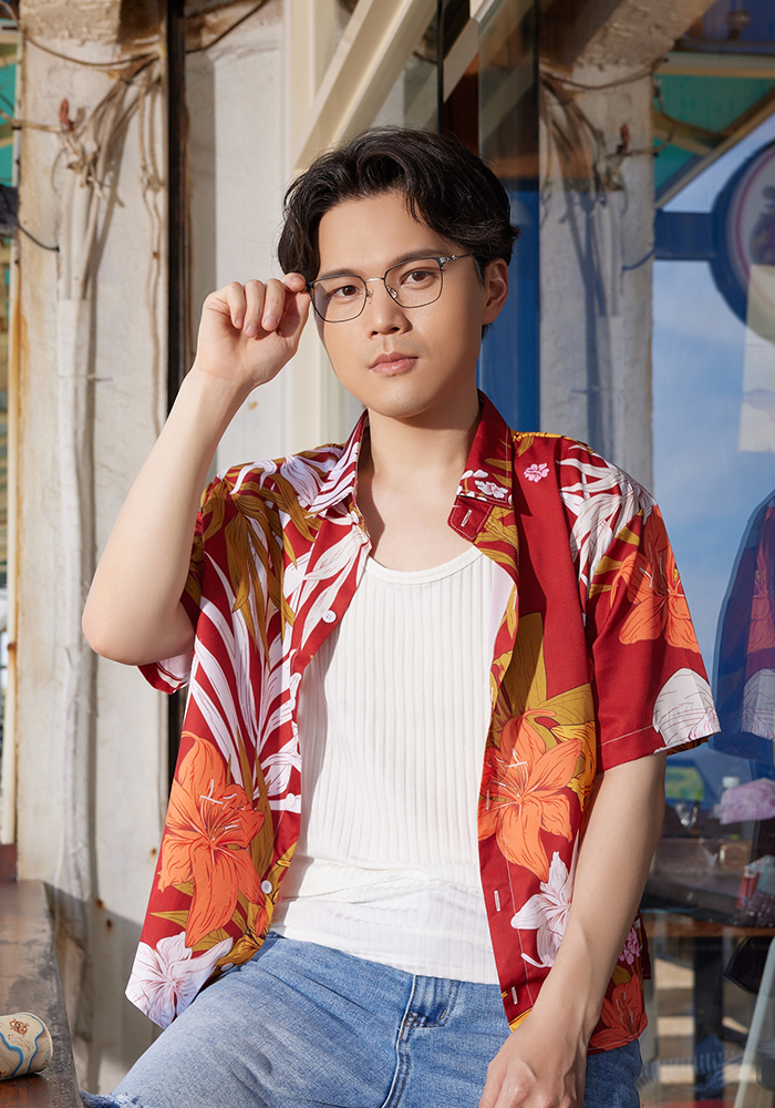 ONE PIECE |魯夫-友情羈絆船錨方框眼鏡|霧質黑