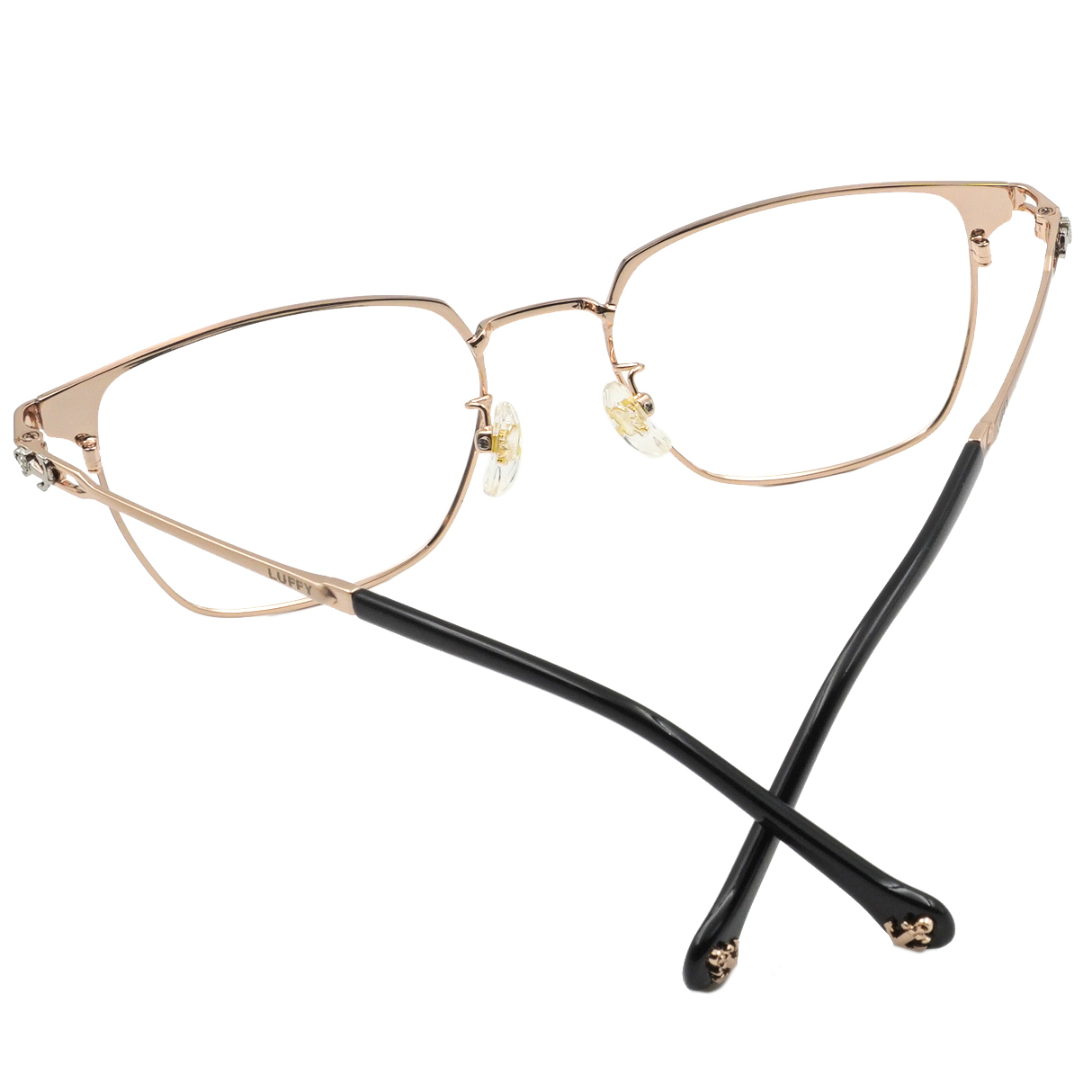 ONE PIECE |魯夫-友情羈絆船錨方框眼鏡|漸層黑金